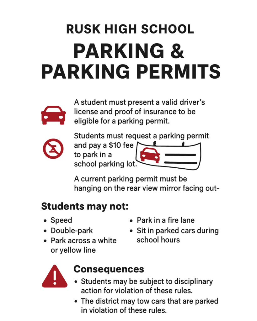 RHS Parking Guidelines
