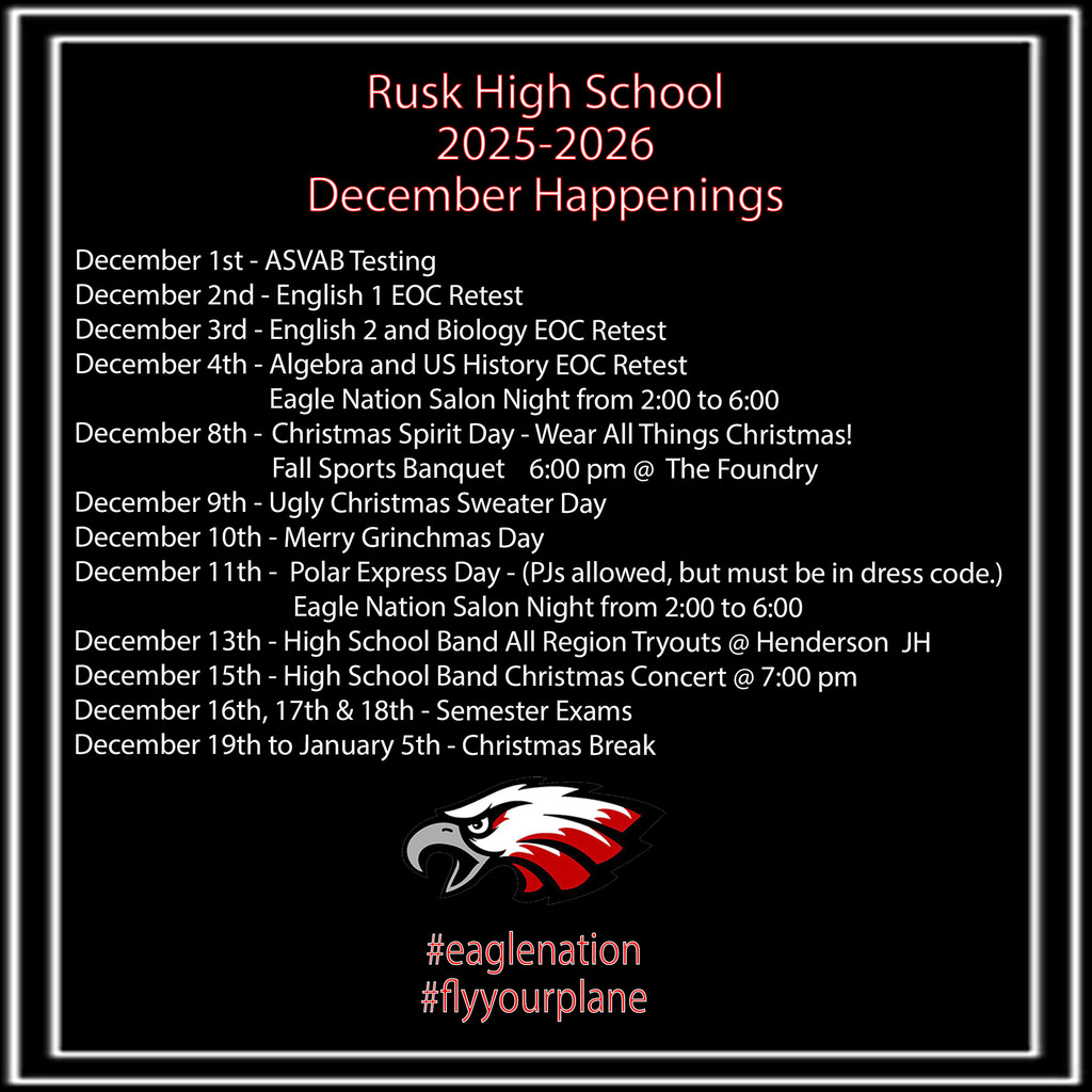 December Happenings at RHS