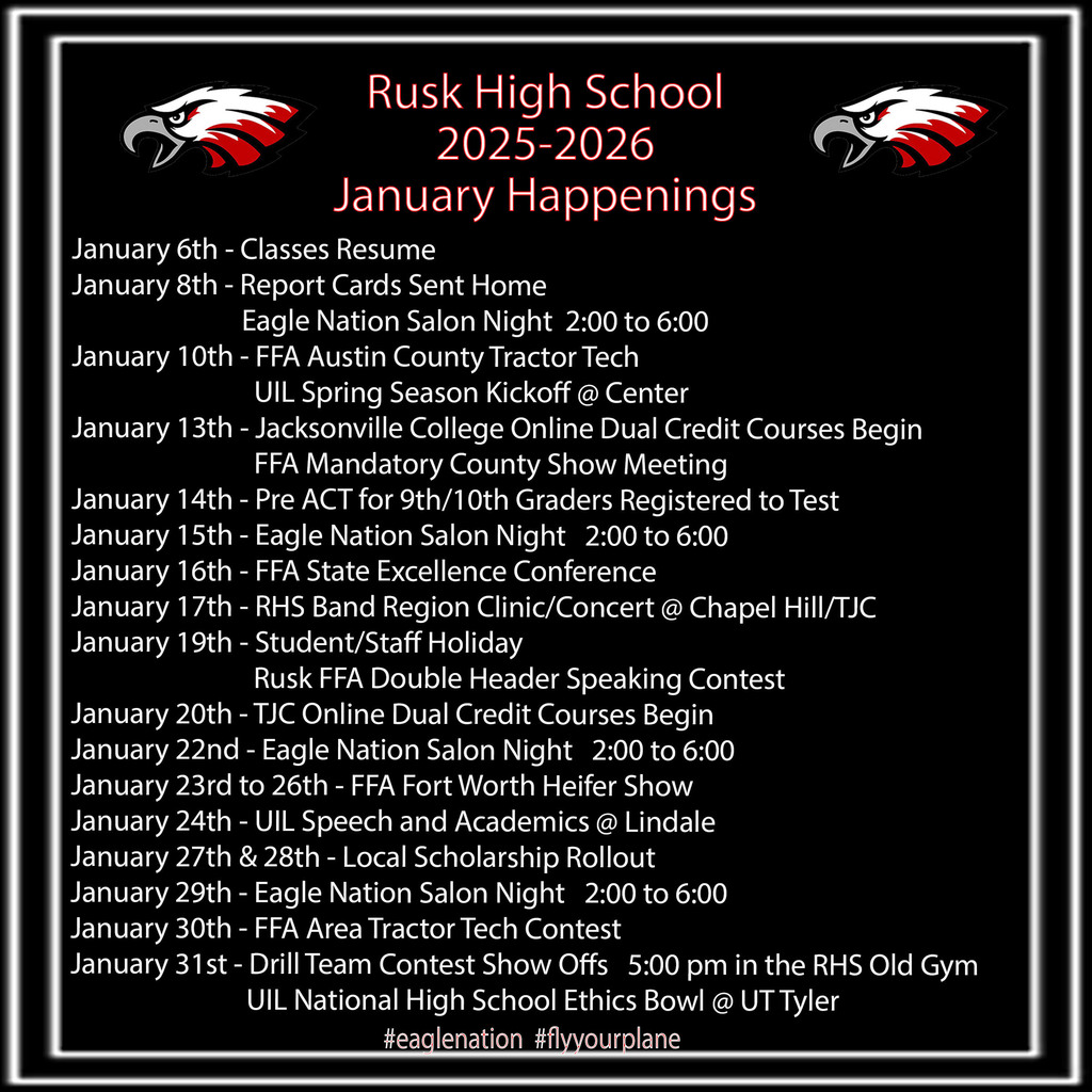January Happenings