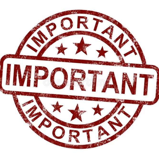 important important important