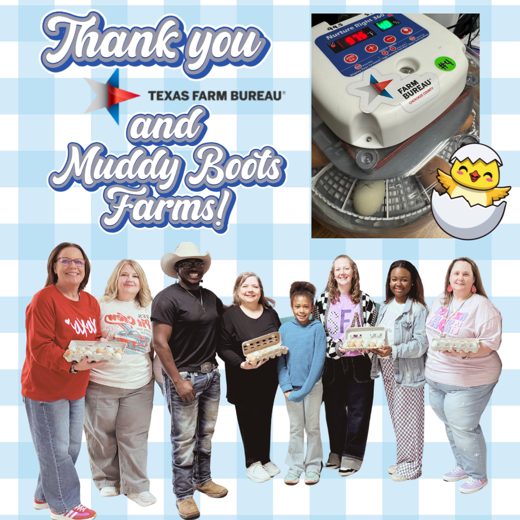 Thank you Farm Bureau and Muddy Boots Farms!