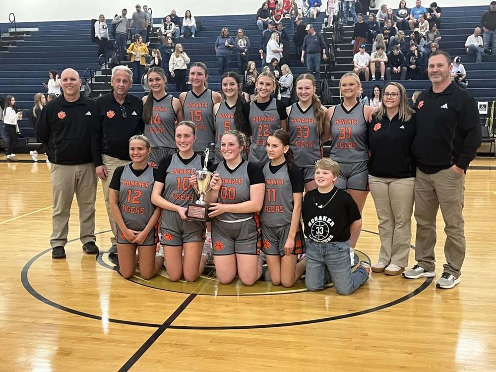 2026 Region 1D Girls Basketball Champions: Honaker Tigers