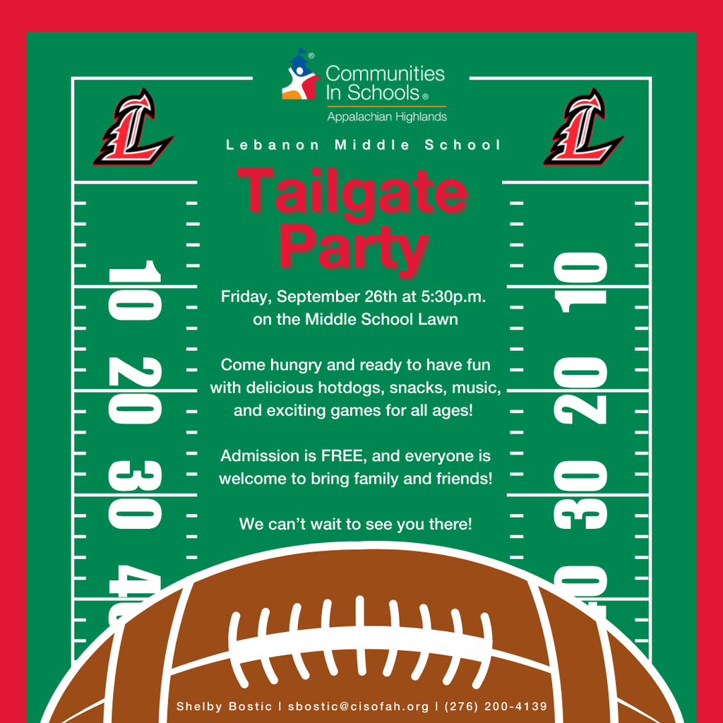 Tailgate Party - Social - Lebanon Middle School 