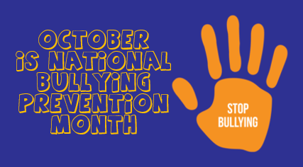 October is Bullying Prevention Month  image - Stop  Bullying