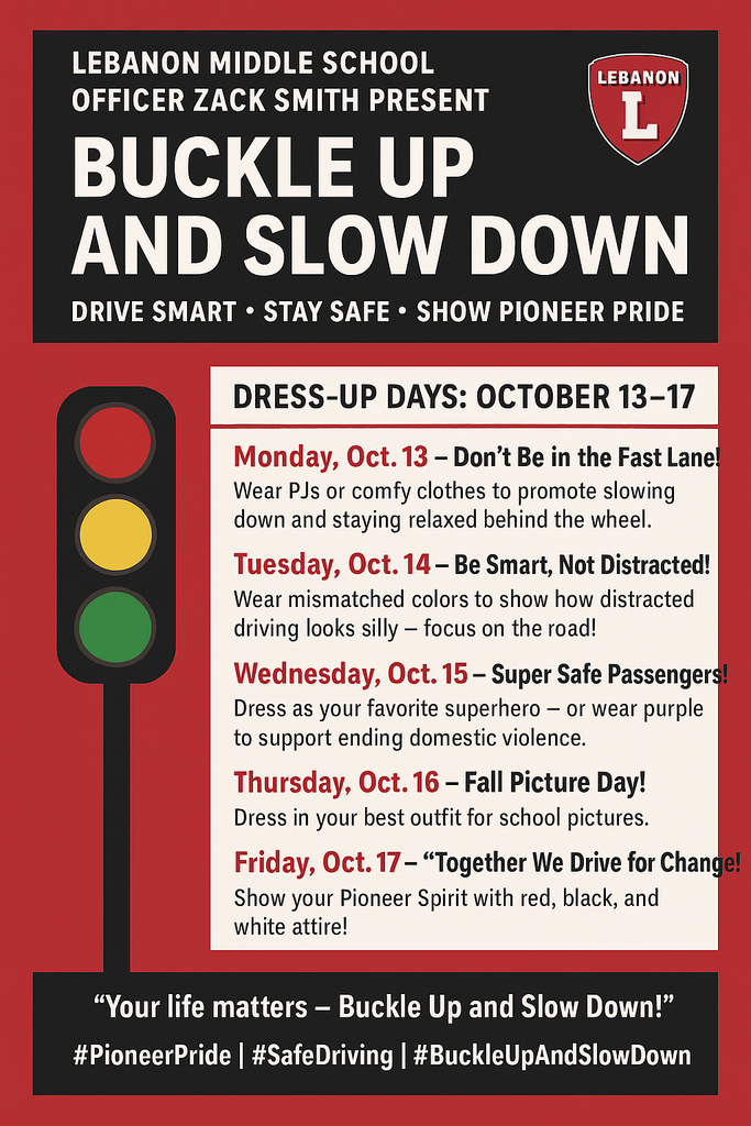 Buckle Up and Slow Down