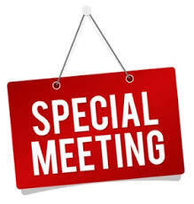 Special Meeting