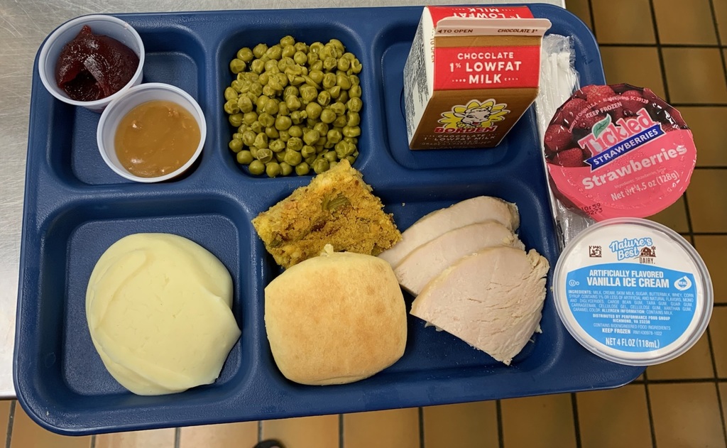 Thanksgiving Lunch at Belfast Elementary School