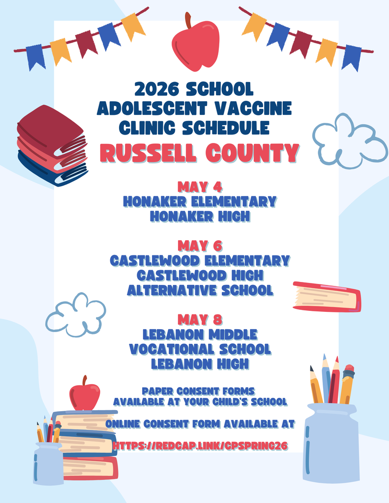 School Adolescent vaccine clinic schedule