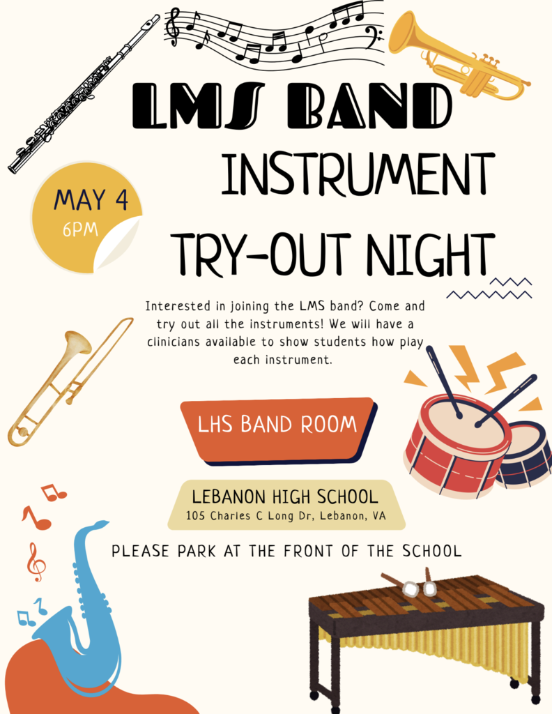 LMS Band Instrument Try-Out Night