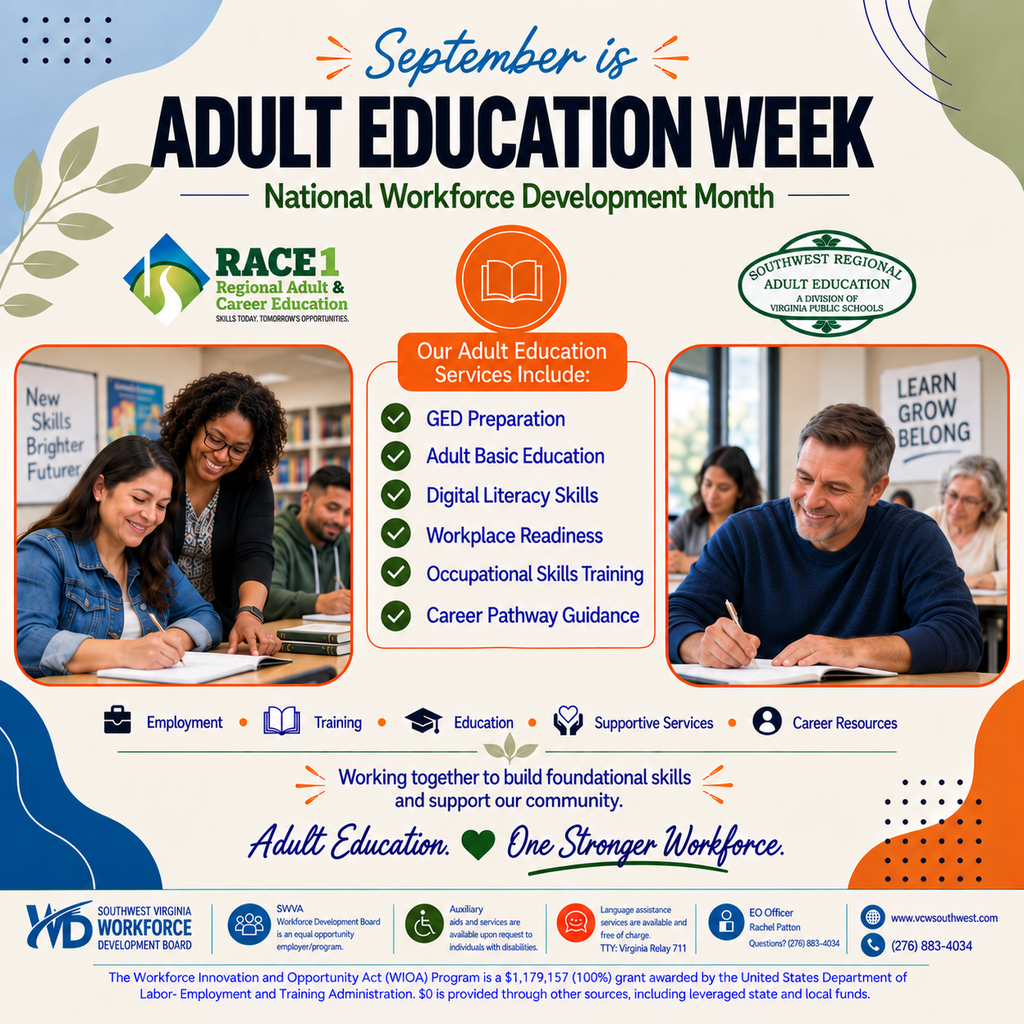 September is Adult Education Week