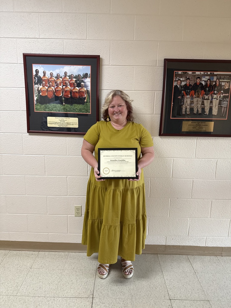 Employee of the Month, Jennifer Gauldin, Cafeteria Manager at Lebanon Elementary School