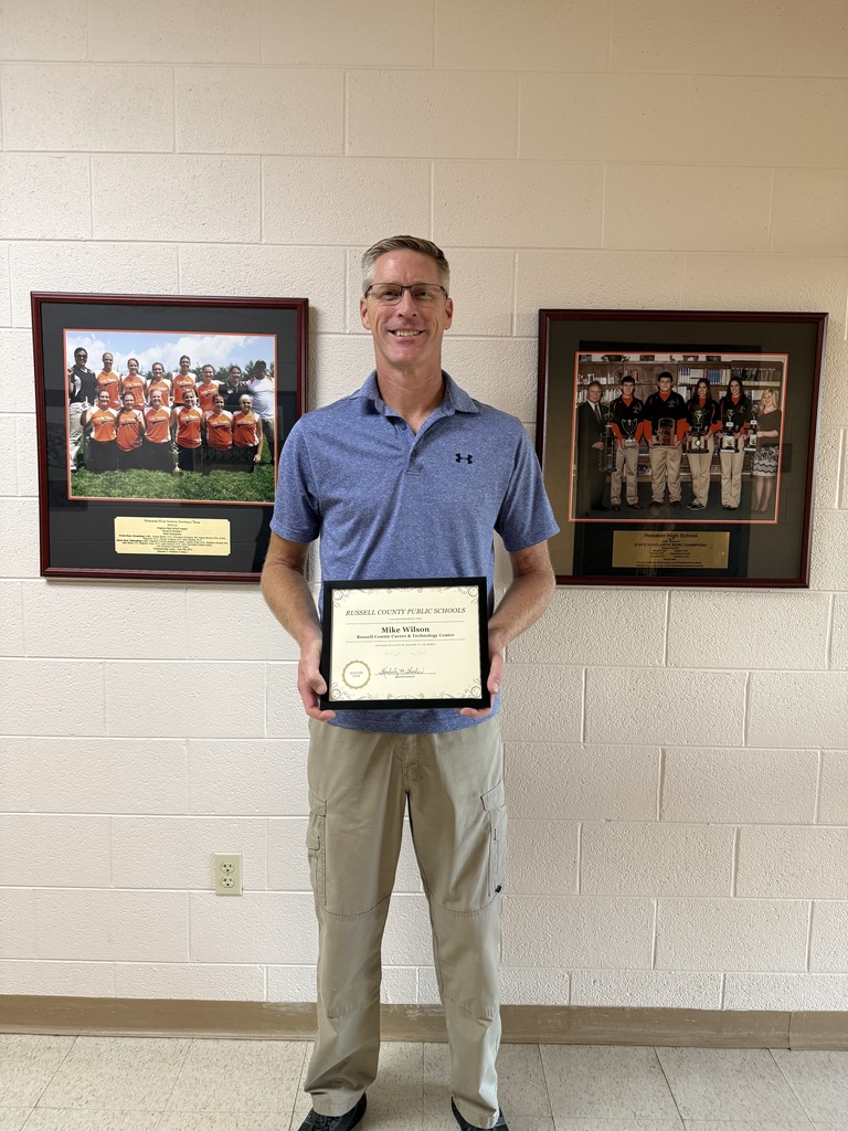 Mike Wilson, Teacher of the Month, Instructor at Russell County Career & Technology Center