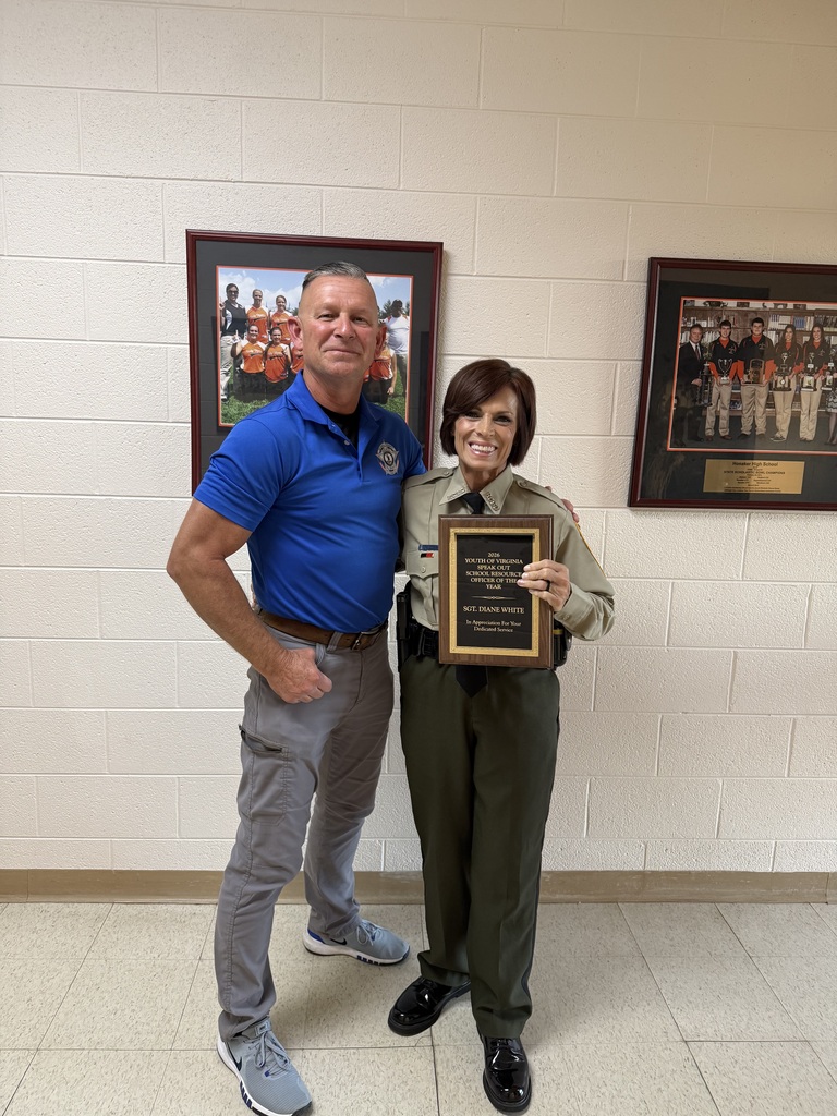 Sgt. Diane White, School Resource Office and Sheriff Bill Watson