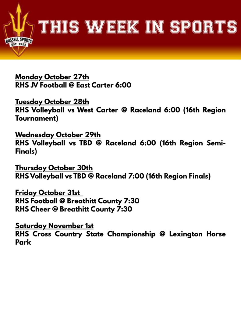 Weekly Sports Update 9-19-22 to 9-24-22 (1)