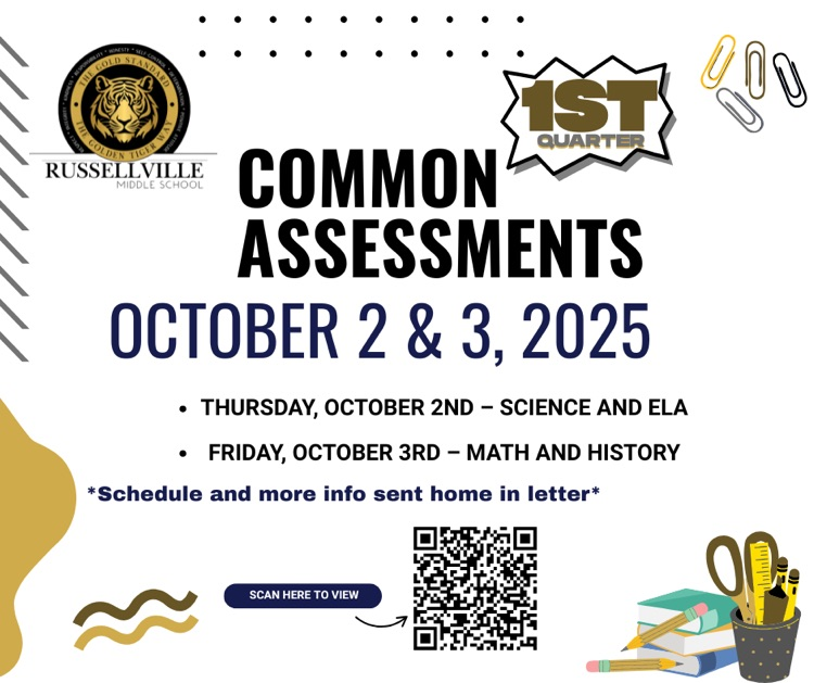 1st Quarter Common Assessments