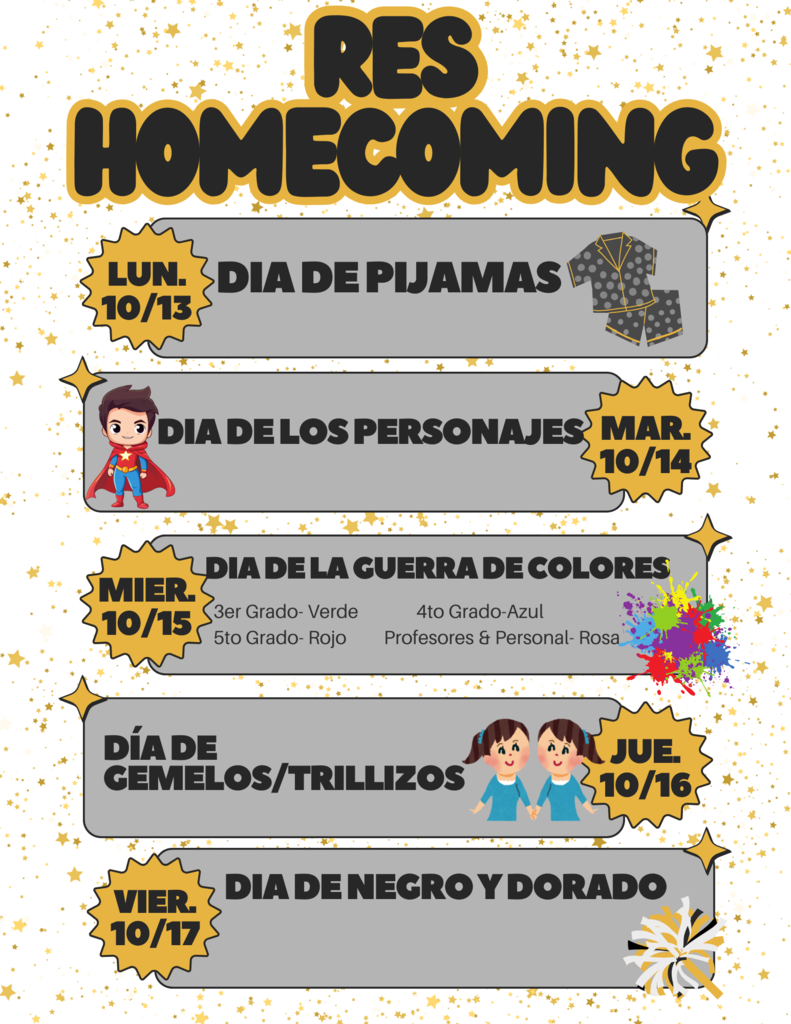 Homecoming Graphic-Spanish