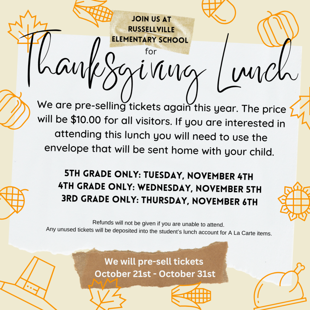 Thanksgiving Lunch InfoGraphic