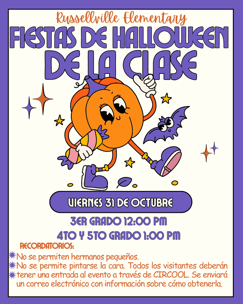 Halloween Party Information Infographic Spanish