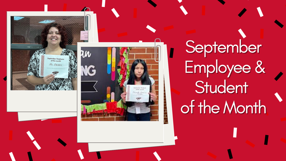 September Employee and Student of the Month
