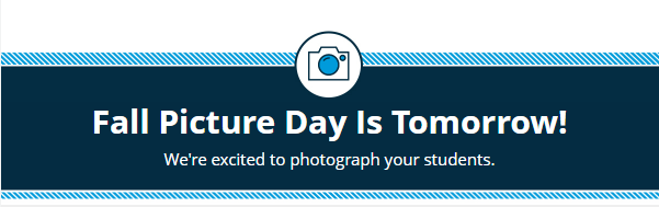 Fall picture day is tomorrow