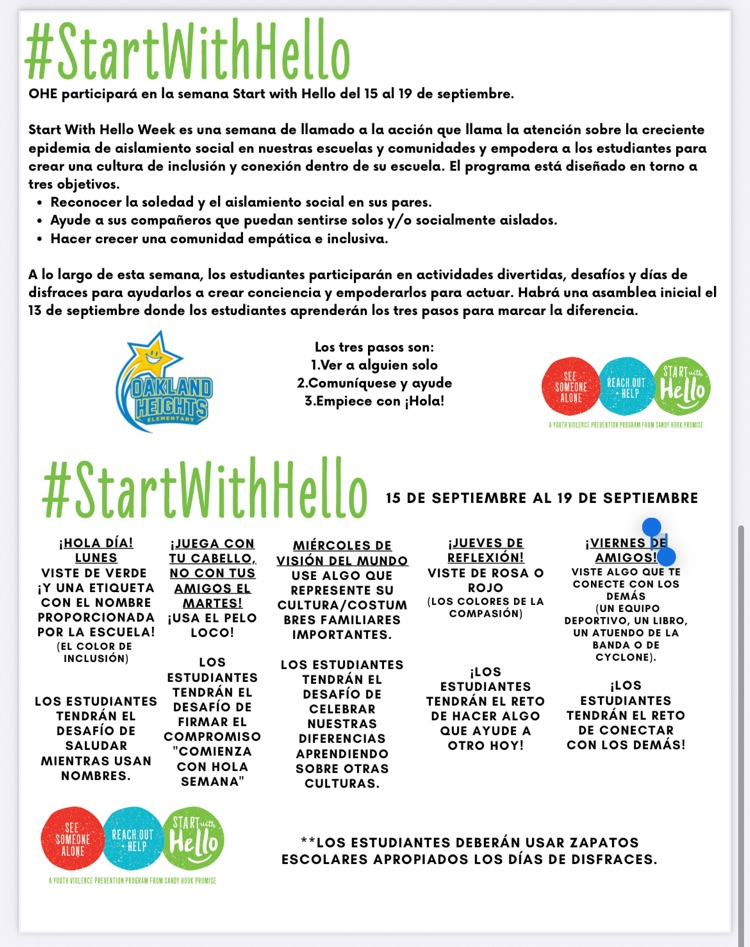 Start with Hello