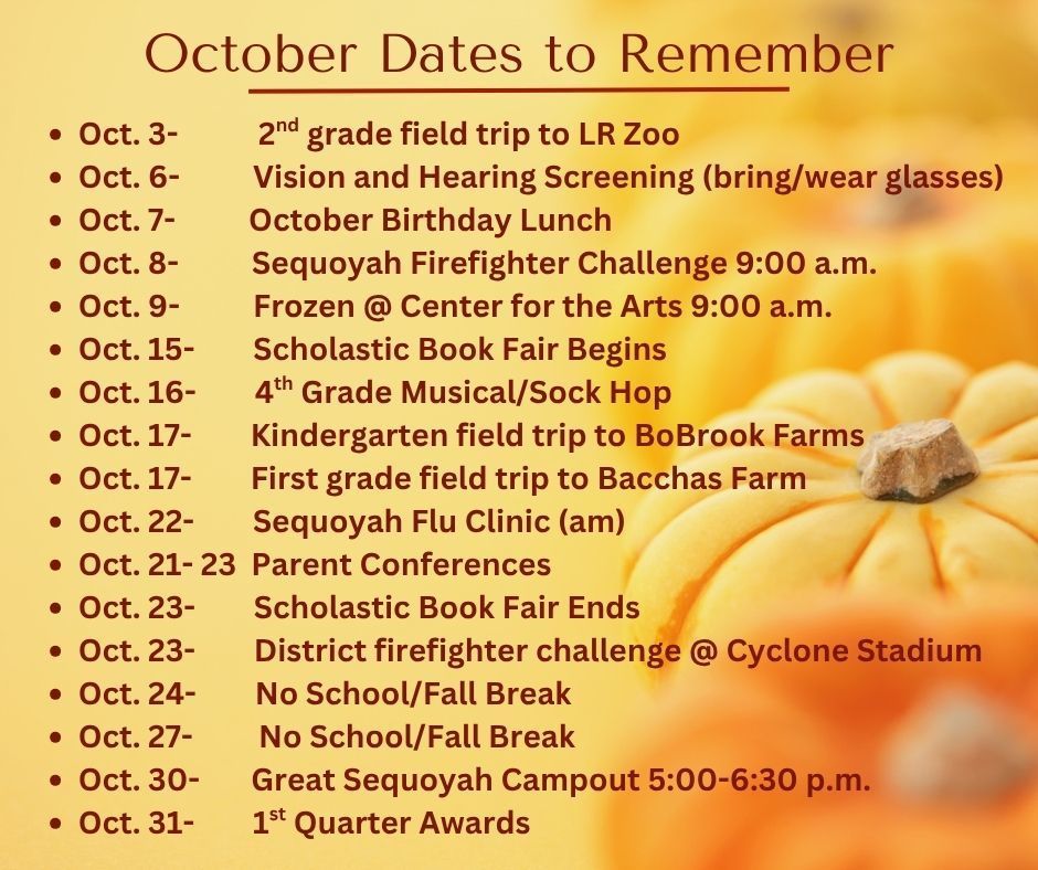october dates
