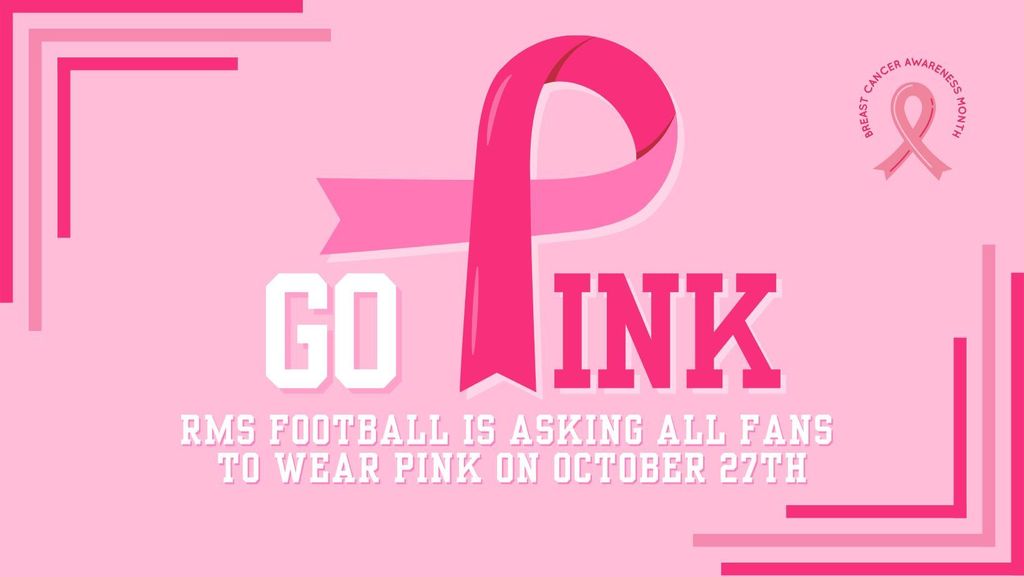 go pink at the football game