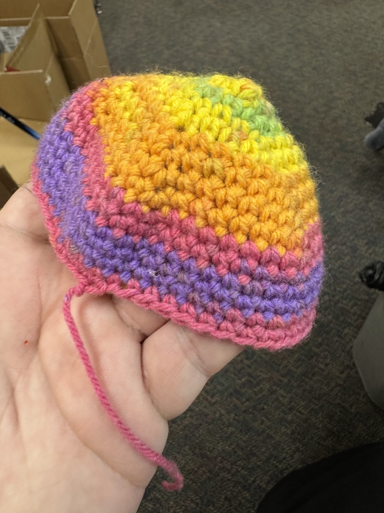 an example of a finished hat