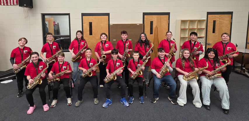 saxophones