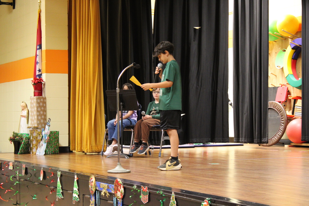 Student telling jokes