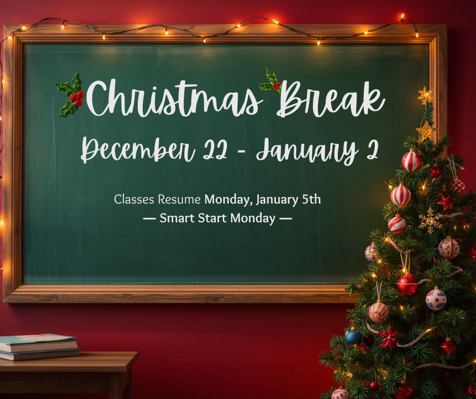 Chalkboard With Christmas lights 