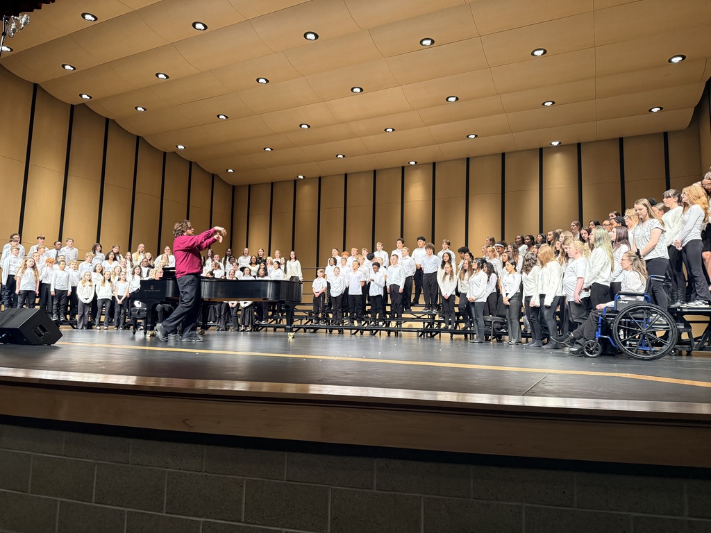 students performing as a group