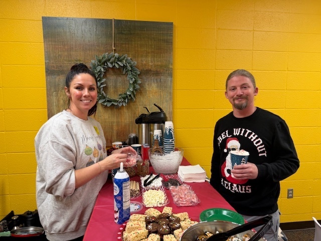Thank you PTO for the amazing Hot Chocolate Bar
