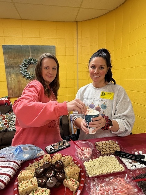 Thank you PTO for the amazing Hot Chocolate Bar