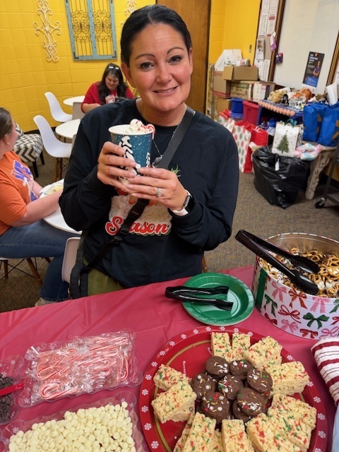 Thank you PTO for the amazing Hot Chocolate Bar