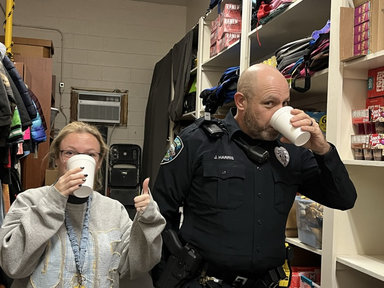 cocoa and drinks for staff