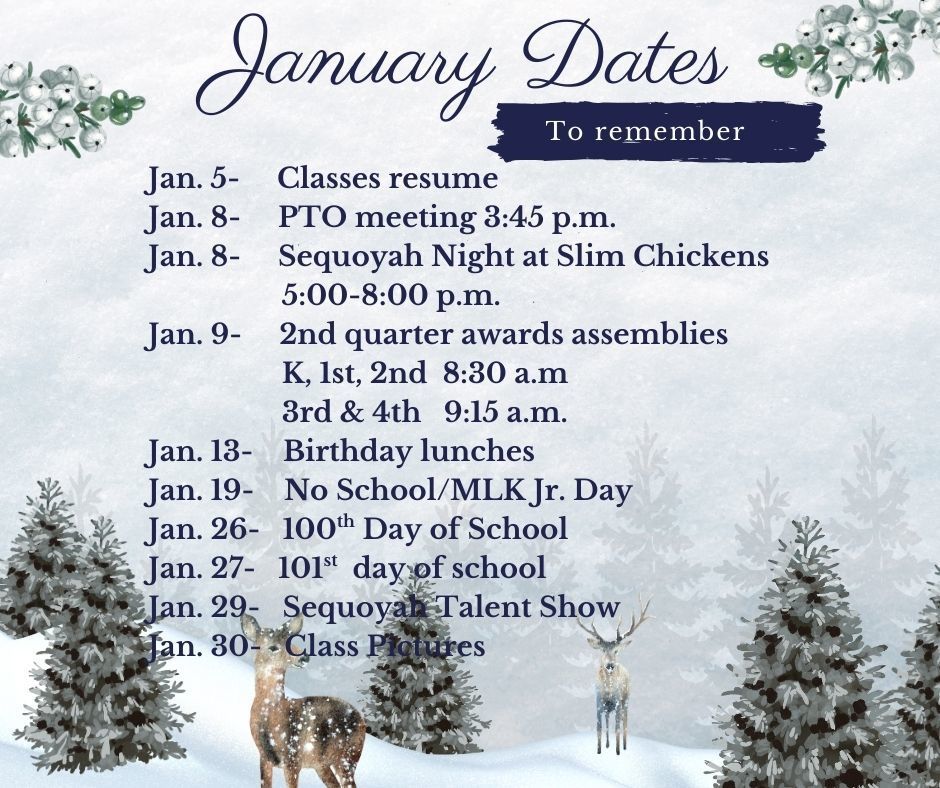 january dates