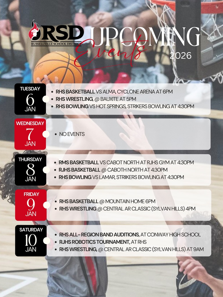 Upcoming Events Poster Format