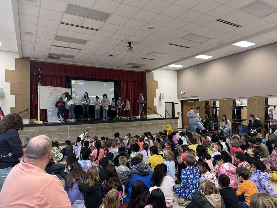 The crowd is excited