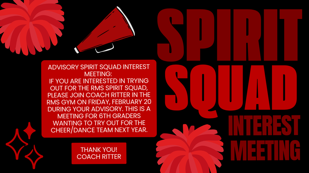 spirit squad interest meeting