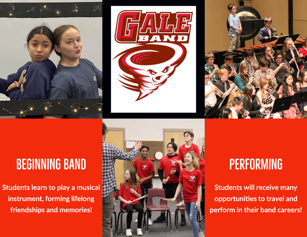 beginning band recruitment poster