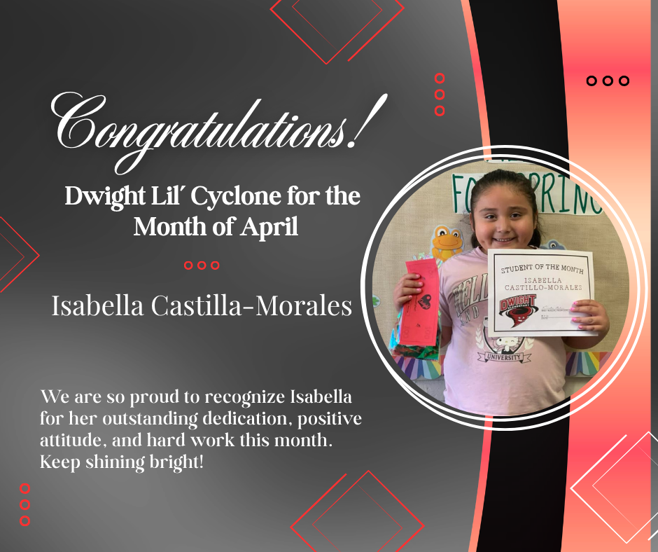 April Student of the Month