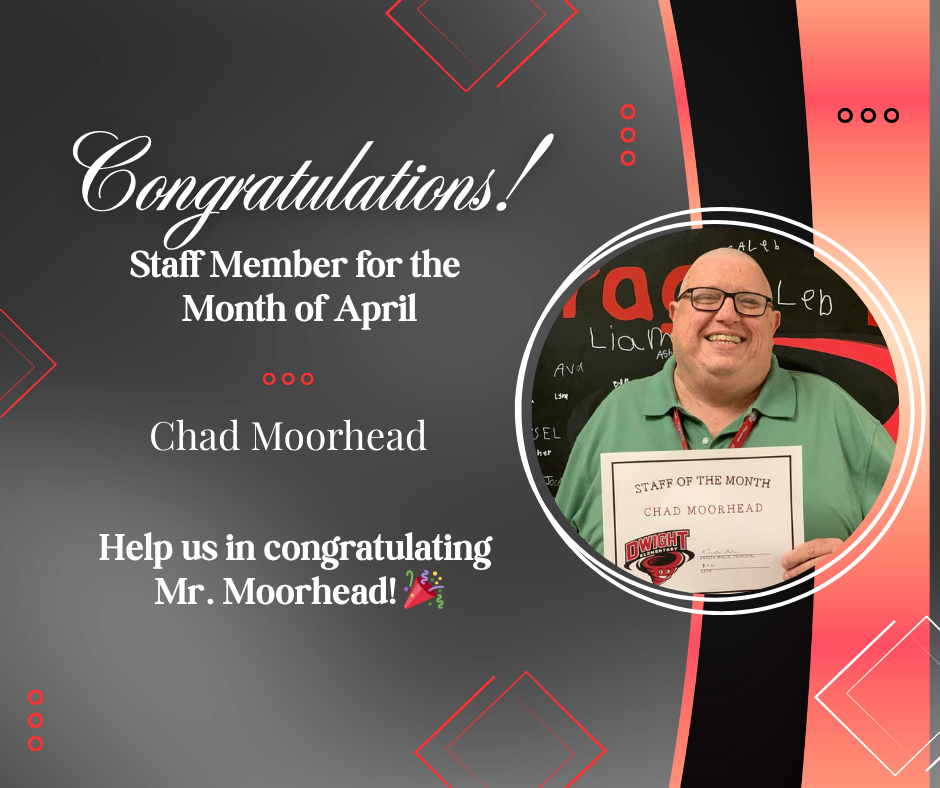 Staff member of the Month for April