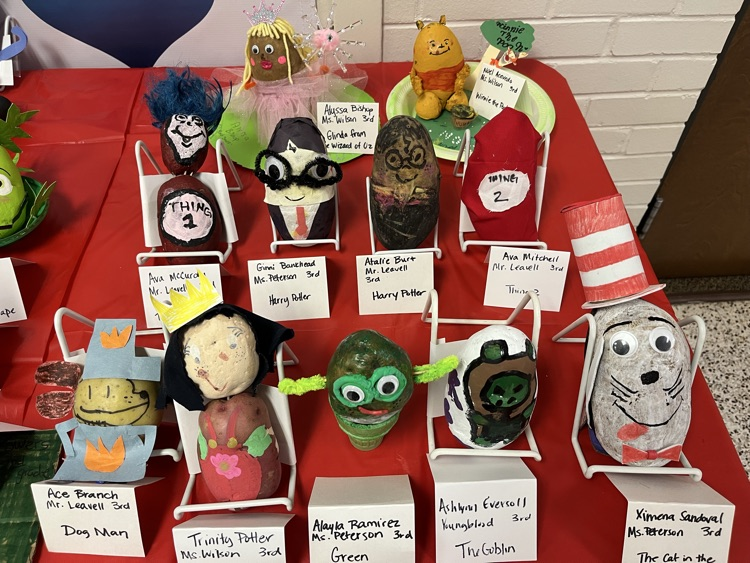 Book Character Potato Contest