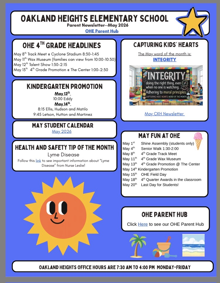 May newsletter 