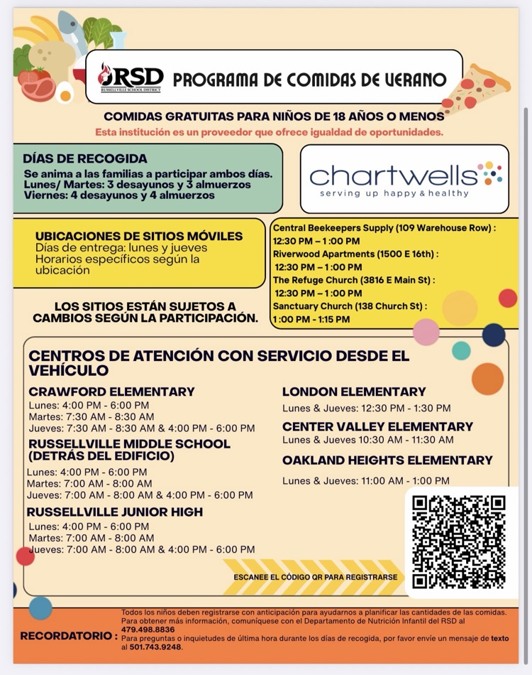 summer meal distributions