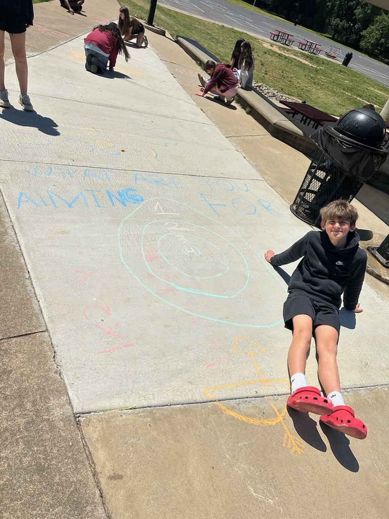 student drawing