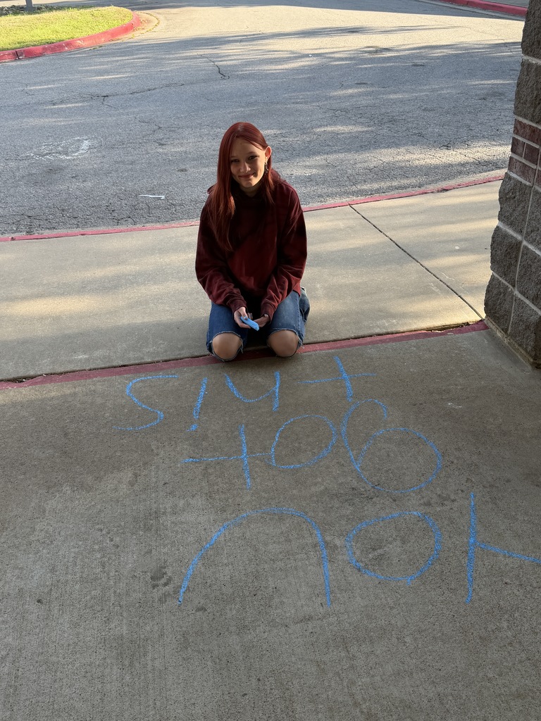 student drawing