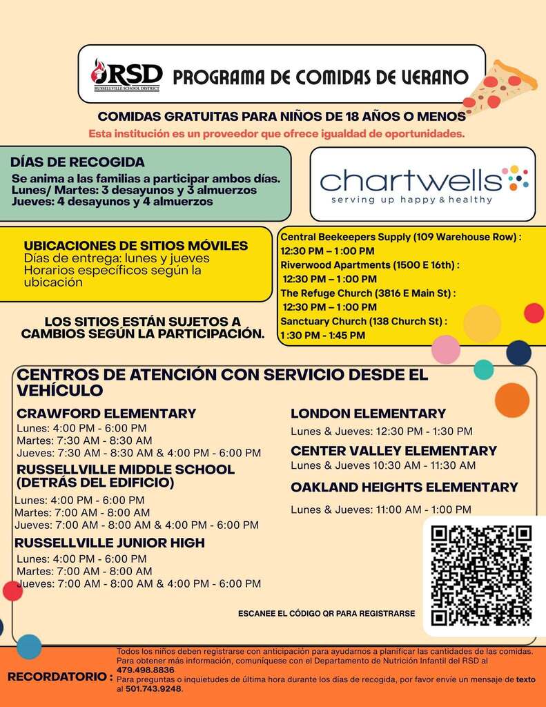 Summer Meal Program - Spanish