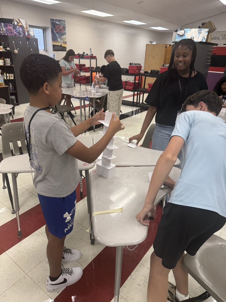 students working in CTE
